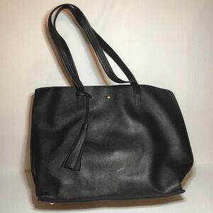 Elegant Black Tote Bag NWOT